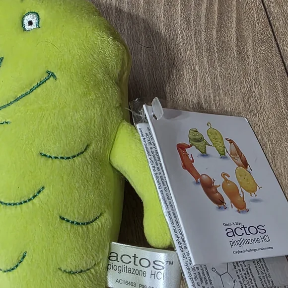 Steven Smith Actos Pioglitazone HCI Drug Plush Pancreas Green, Set - Picture 9 of 11